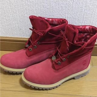 ティンバーランド(Timberland)の新品未使用 ティンバーランドブーツ赤(ブーツ)