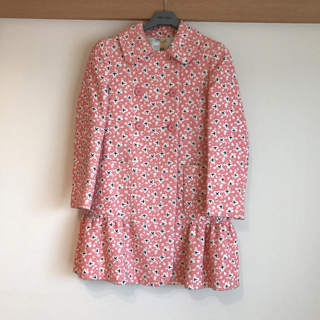 miumiu - miumiu ☆ピンクコート☆ 柄物の通販 by 配送8/18日以降もん