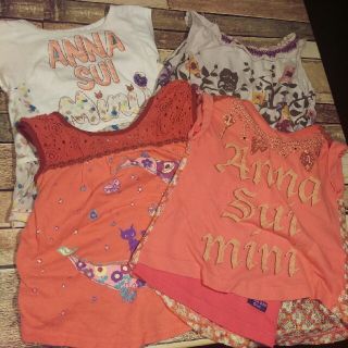 アナスイミニ(ANNA SUI mini)のアナスイミニ☆夏物☆4枚セット☆ベビー☆キッズ☆ナルミヤ☆80☆90(Tシャツ/カットソー)