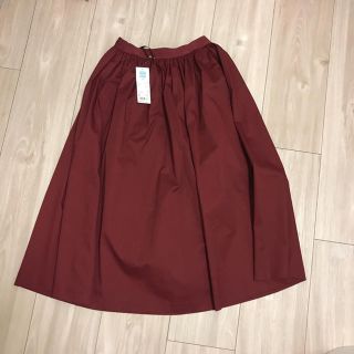 ユニクロ(UNIQLO)の（専用）ユニクロ♡ハイウエストコットンボリュームスカート(ひざ丈スカート)