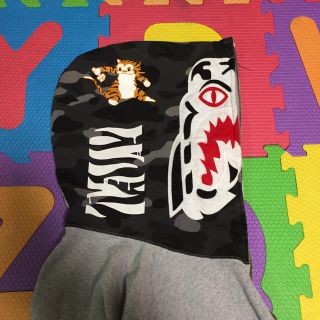 アベイシングエイプ(A BATHING APE)の専用 エイプ ブラックタイガーパーカー(パーカー)