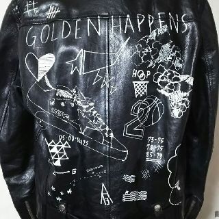 GOLDEN GOOSE - ゴールデングース ライダース 落書きキムタク 稲葉着用 ...