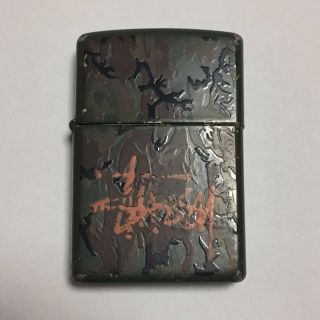 ステューシー(STUSSY)のSTUSSY ZIPPO 迷彩柄　ステューシー　ジッポー(タバコグッズ)