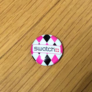 スウォッチ(swatch)の【非売品】swatch ノベルティ 缶バッジ(ノベルティグッズ)