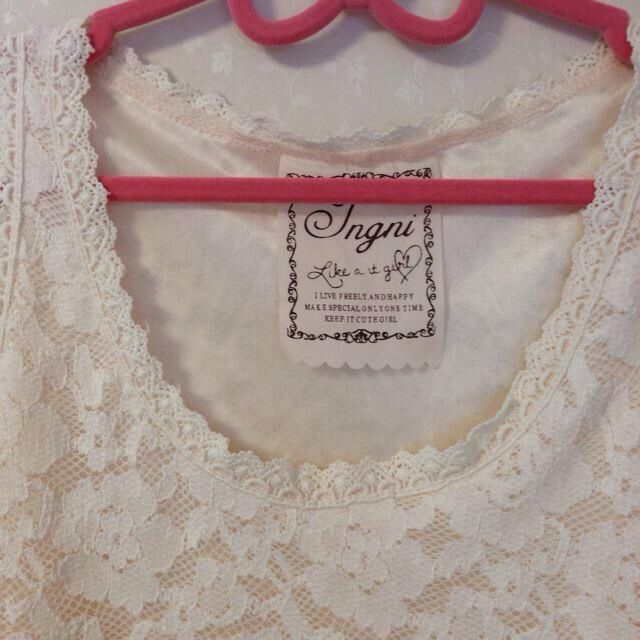 INGNI(イング)の美品♡レースタンクトップ レディースのトップス(タンクトップ)の商品写真