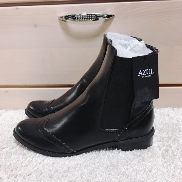 AZUL by moussy(アズールバイマウジー)の新品◌サイドゴアブーツ レディースの靴/シューズ(ブーツ)の商品写真
