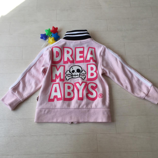 BABYDOLL(ベビードール)の最終値下❣️DREAMBABYSドリベビ♡ドクロ♡ジップアップ♡ジャージSP90 キッズ/ベビー/マタニティのキッズ服女の子用(90cm~)(ジャケット/上着)の商品写真