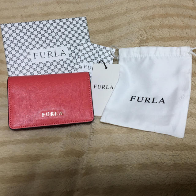 新品furla カードケース 名刺入れ ピンク