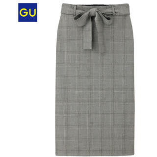 ジーユー(GU)のGU グレンチェック スカート(ひざ丈スカート)