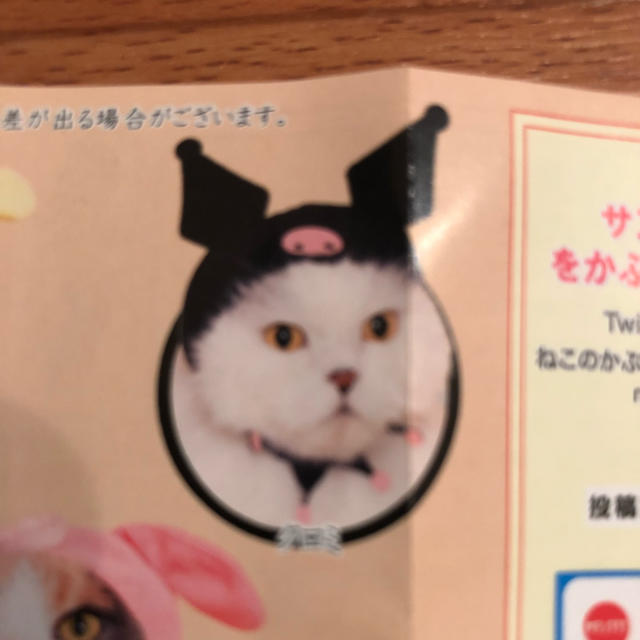 なみち様専用 猫かぶりもの クロミちゃん その他のペット用品(猫)の商品写真