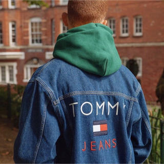 トミーヒルフィガー(TOMMY HILFIGER)の正規品 Tommy Jeans 90s denim Jacket Gジャン (Gジャン/デニムジャケット)