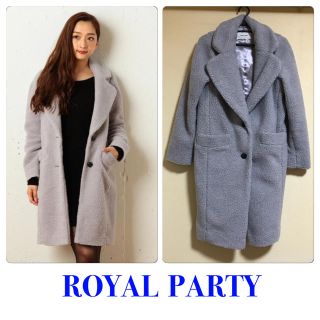 ロイヤルパーティー(ROYAL PARTY)のロイパ♡ボアチェスターコート(チェスターコート)