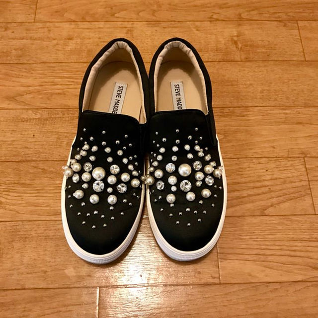 ビジュー スリッポン スニーカー STEVE MADDEN