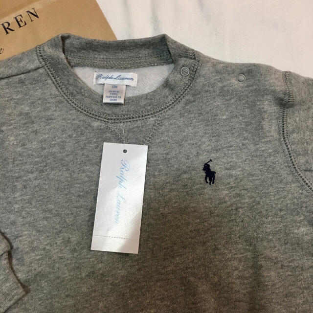 Ralph Lauren(ラルフローレン)の週末セール！残りわずかラルフ新品☆大人気！裏起毛トレーナー12M（80） キッズ/ベビー/マタニティのベビー服(~85cm)(トレーナー)の商品写真