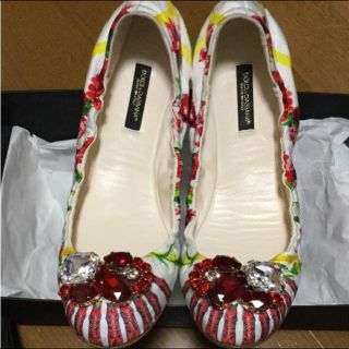 ドルチェアンドガッバーナ(DOLCE&GABBANA)のドルチェ&ガッバーナバレエシューズ(バレエシューズ)