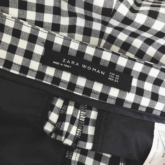 ZARA(ザラ)のZARA チェックパンツ 👖 レディースのパンツ(カジュアルパンツ)の商品写真