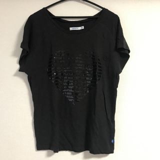 アディダス(adidas)のデザインＴシャツ(Tシャツ(半袖/袖なし))