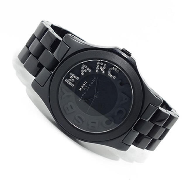 85％以上節約 MARC BY JACOBS 腕時計 ブラック ecousarecycling.com