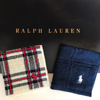 ラルフローレン(Ralph Lauren)のギフト手提げ付♥RALPH LAUREN❁﻿ミニタオル ハンドタオル❁﻿２枚(ハンカチ)