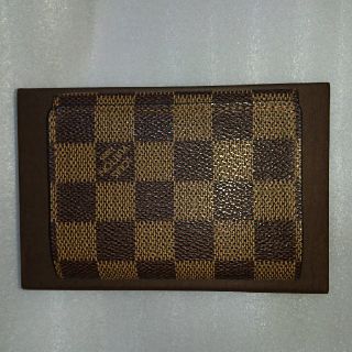 ルイヴィトン(LOUIS VUITTON)のルイヴィトン   ダミエ  名刺カードケース(名刺入れ/定期入れ)