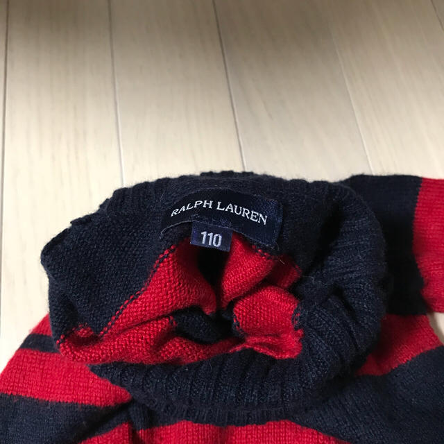 Ralph Lauren(ラルフローレン)のラルフローレン  タートルネックセーター キッズ/ベビー/マタニティのキッズ服女の子用(90cm~)(ニット)の商品写真