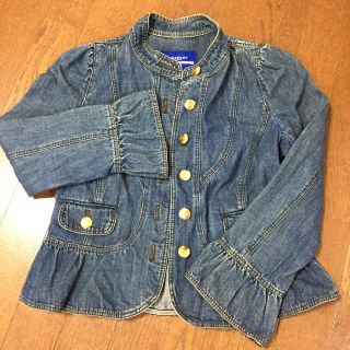 バーバリー(BURBERRY)のnahakrynaさん専用【Burberry 】フリルショートジャケット(Gジャン/デニムジャケット)