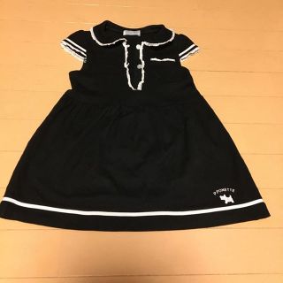 ポンポネット(pom ponette)のused ポンポネット ワンピース 100センチ 黒(ワンピース)