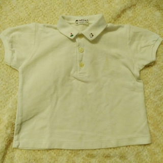 ファミリア(familiar)のringojam様専用✰　ファミリア❤真っ白ポロシャツ　100サイズ(その他)