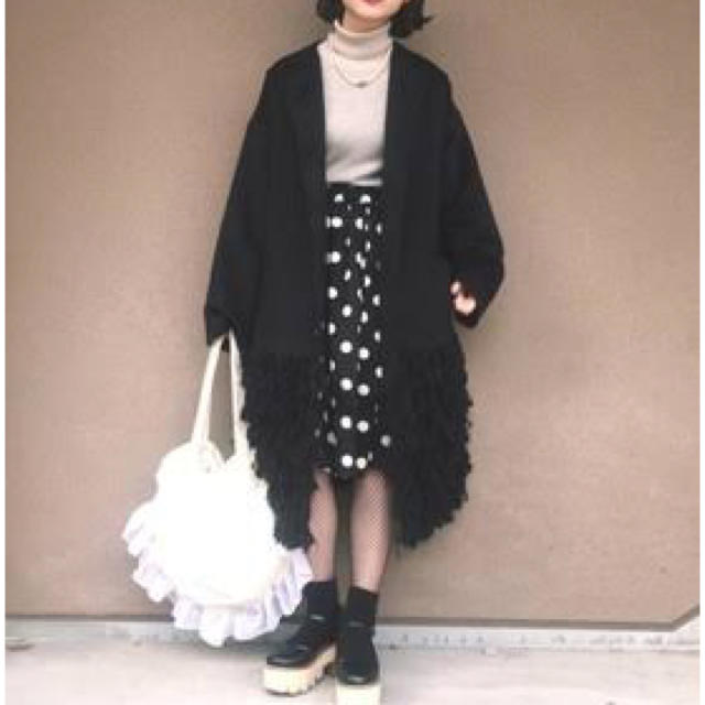 merry jenny(メリージェニー)のループ コート 村田倫子さんコラボ レディースのジャケット/アウター(ロングコート)の商品写真