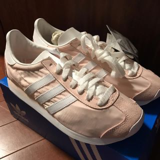 アディダス(adidas)の新品タグ付き アディダス ベビーピンクスニーカー 23(スニーカー)