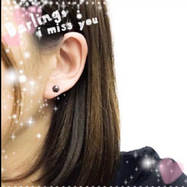 新品♡Pt900ブラックダイヤ片方ピアス1.00ct一粒片耳ピアス 新品♡Pt900ブラックダイヤ片方ピアス1.00ct一粒片耳ピアス
