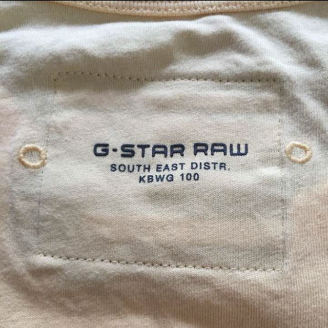 G-STAR RAW(ジースター)のG-STAR raw ジースター メンズ イエロー Tシャツ Sサイズ メンズのトップス(その他)の商品写真