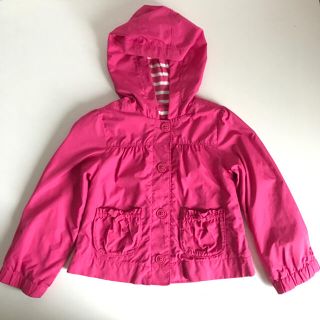 ベビーギャップ(babyGAP)のbabyGAP アウター コート ピンク サイズ110 女の子(ジャケット/上着)