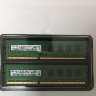 サムスン(SAMSUNG)のSAMSUNG DDR3 PC3-10600U 2G×2枚 計4G(PC周辺機器)