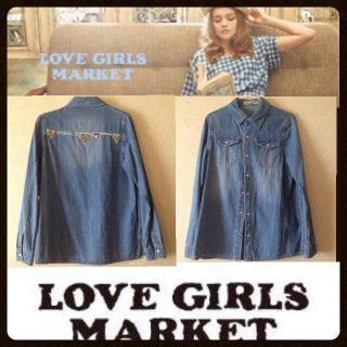 ラブガールズマーケット(LOVE GIRLS MARKET)のデニムシャツ(シャツ/ブラウス(長袖/七分))