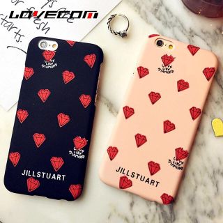 ジルスチュアート(JILLSTUART)のJILLS TUART ハートダイヤ ツヤ消しブラック iPhone8＋ケース(iPhoneケース)