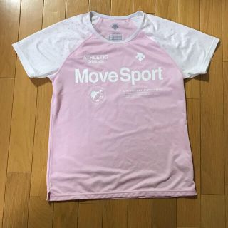 デサント(DESCENTE)のDESCENTE move sport レディースＴシャツ サイズL デサント(Tシャツ(半袖/袖なし))