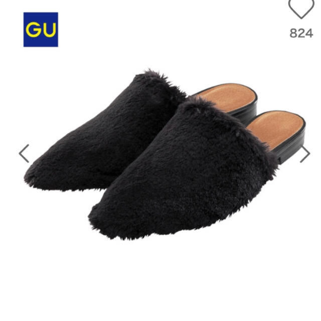 GU(ジーユー)のGU フェイクファースリッパ レディースの靴/シューズ(ハイヒール/パンプス)の商品写真