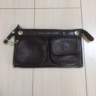 マークバイマークジェイコブス(MARC BY MARC JACOBS)のfunkymk様専用   マーク バイ マーク ジェイコブス 茶色 長財布(財布)