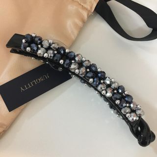 ジャスグリッティー(JUSGLITTY)の新品☆ジャスグリッティー キラキラバナナクリップ(バレッタ/ヘアクリップ)