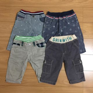 サンカンシオン(3can4on)の美品😃🎶ハーフパンツ4枚セット 130(パンツ/スパッツ)