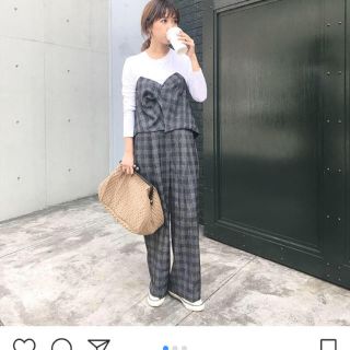 ダブルクローゼット(w closet)のダブクロ 新品 タグ付き チェックパンツ(カジュアルパンツ)