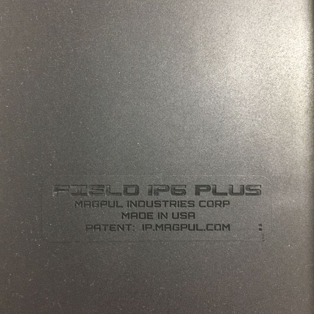 MAGPUL マグプル iPhone6 plus用 ケース ブラック エンタメ/ホビーのミリタリー(その他)の商品写真