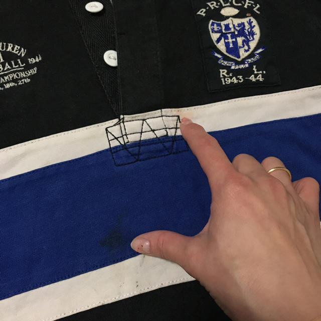 POLO RALPH LAUREN(ポロラルフローレン)の色あせシミ付き！ラルフローレン120サイズ！ キッズ/ベビー/マタニティのキッズ服男の子用(90cm~)(Tシャツ/カットソー)の商品写真