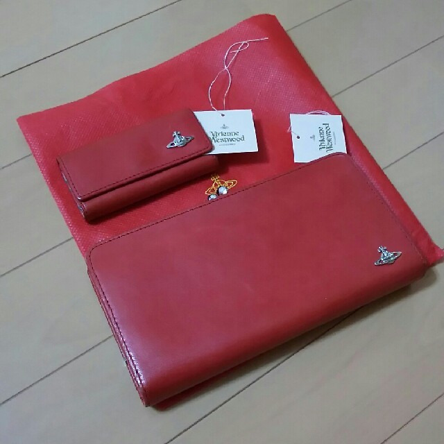 Vivienne Westwood(ヴィヴィアンウエストウッド)のVivienne❤ガマ口長財布&キーケース❤赤色❤setで販売！ レディースのファッション小物(財布)の商品写真