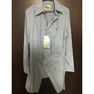 ヴィヴィアンウエストウッド(Vivienne Westwood)のVivienne Westwood MAN 変形チェックロングシャツ(シャツ)