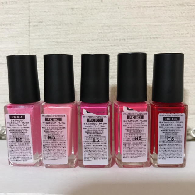 NAIL HOLIC(ネイルホリック)のネイルホリック 5本セット コスメ/美容のネイル(マニキュア)の商品写真