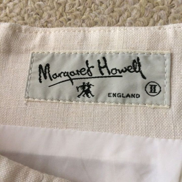 MARGARET HOWELL(マーガレットハウエル)のマーガレットハウエル＊リネンスカート レディースのスカート(ひざ丈スカート)の商品写真