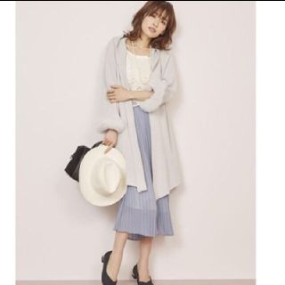 ウィルセレクション(WILLSELECTION)の値下げ！WILLSELECTION♡ファー付きコーディガン(ロングコート)