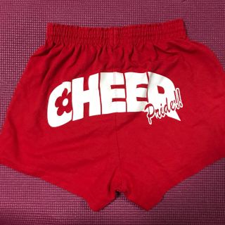 チアー(CHEER)の赤チアパン S (ショートパンツ)